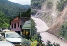 बद्रीनाथ के पातालगंगा और छिनका में हुआ भारी भूस्खलन, हजारों तीर्थयात्री फंसे