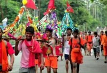 कांवड़ यात्रा पर रहेगी यूपी पुलिस की पैनी नजर, कुछ इस तरह किये गये प्रबन्ध