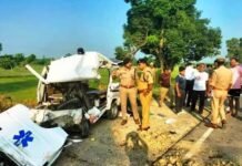 Unnao : दर्दनाक सड़क हादसे में एक ही परिवार की चार महिलाओं की मौत, एक की हालत गम्भीर