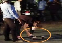 Hardoi : बीच सड़क पर जाम छलकाना युवकों को पड़ा भारी, दो गिरफ्तार, वायरल वीडियो पर पुलिस ने की कार्रवाई