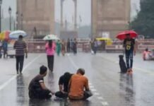 बारिश ने बदली दिल्ली की रंगत, मौसम हुआ सुहाना, जी-20 समिट में आये मेहमानों का रिमझिम बारिश ने किया स्वागत