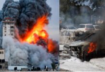 हमास और इजराइल के बीच जंग में हर तरफ तबाही का मंजर, 10 आतंकी ठिकानों को तबाह करने का दावा