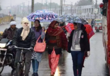 बारिश के बाद दिल्ली-एनसीआर में बढ़ी ठंड, तापमान में अचानक आई गिरावट