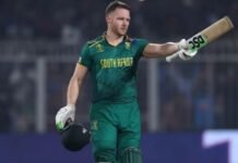 World Cup 2023 : दक्षिण अफ्रीका ने ऑस्ट्रेलिया को दिया 213 रन का लक्ष्य