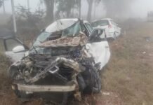 यूपी के 33 जिलों में रेड अलर्ट जारी, कई जगहों पर दृश्यता शून्य, बुलंदशहर में टकराए एक दर्जन वाहन