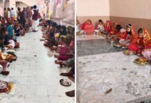 राम नवमी पर जगह-जगह हुआ कन्याभोज, मन्दिरों में लगी रही श्रद्धालुओं की भीड़