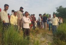 ससुराल जा रहे युवक की सड़क हादसे में मौत, परिवार में मचा कोहराम Ghatnasthal par lagi bhhed