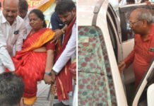 कार्यक्रम के दौरान अचानक कैबिनेट मंत्री संजय निषाद की पत्नी की बिगड़ी तबियत