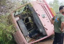 पंचकुला में तेज रफ्तार बस पलटने से 50 बच्चे घायल, ड्राइवर-कंडक्टर सस्पेंड