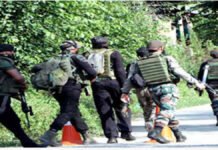 जम्मू-कश्मीर के बारामूला में सुरक्षाबलों के साथ मुठभेड़ में तीन आतंकवादी ढेर