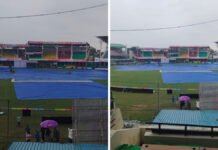 बारिश बनी टीम इंडिया के अभ्यास में रोड़ा, बूंदाबांदी शुरू होने से टीम को बीच में ही रोकना पड़ा अभ्यास