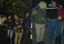 लखनऊ में देर रात दो जगहों पर ताबड़तोड़ हाफ एनकाउंटर, गोली लगने के बाद बदमाश गिरफ्तार