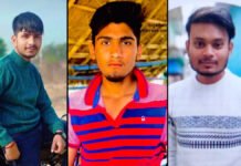 दिल्ली-लखनऊ हाईवे पर कंटेनर में घुसी बाइक तीन छात्रों की मौत