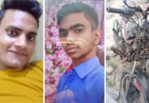 ट्रांसगंगा सिटी के पास तेज रफ्तार बाइक पीछे से ट्रक में घुसी, दो युवकों की मौत