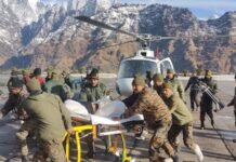 माणा हिमस्खलन में 50 श्रमिकों का रेस्क्यू, 4 की मौत, 5 की तलाश