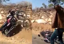 इस महान बाइक राइडर का Video एक बार देखना तो बनता है…….