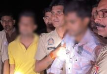 गोतस्करों से पुलिस की मुठभेड़, एक के पैर में लगी गोली, दो दबोचे