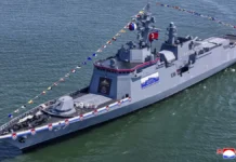 उत्तर कोरिया ने समंदर में उतारा 5000 टन का जंगी जहाज
