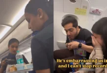 उड़ती फ्लाइट में बंदे ने किया ऐसा काम कि दोस्तों की नहीं रुकी हंसी