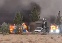 बलूचिस्तान के सुराब शहर में जगह-जगह आग और BLA का तांडव