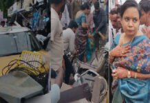 कार सवार महिला ने कई गाड़ियों में टक्कर मार तीन को कुचला, एक की मौत