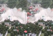 धराली में बादल फटने से भरी तबाही, चार लोगों की मौत, कई लापता