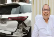 सड़क हादसे में बाल-बाल बचे मंत्री संजय निषाद