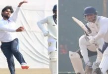 इकाना स्टेडियम में यूपी और झारखंड की टीमों ने खूब बहाया पसीना