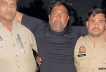 मुठभेड़ में पकड़ा गया गोकशी का आरोपी, अवैध तमंचा, कारतूस और मोटरसाइकिल बरामद