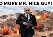 ट्रंप ने ईरान को फिर दी धमकी, बंदूक के साथ पोस्ट की तस्वीर