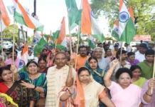 महिला आरक्षण पर बाराबंकी में सियासी संग्राम, सांसद आवास पर भाजपा का प्रदर्शन