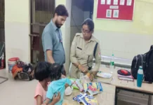 उत्सर्ग एक्सप्रेस में चढ़ते समय ट्रेन की चपेट में आए दंपती, पति की मौत, पत्नी की हालत नाजुक