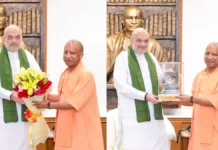 दिल्ली में अमित शाह से मिले सीएम योगी, एक घंटे चली मुलाकात