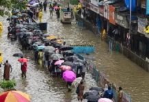 मुंबई-ठाणे समेत 4 शहरों में शनिवार को मूसलाधार बारिश का रेड अलर्ट