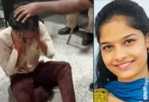पैरामेडिकल छात्रा की हत्या के बाद आरोपी सागर ने खुद की गर्दन पर भी रखा चाकू