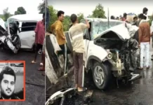 डिवाइडर से टकराई कार, माफिया अतीक अहमद के छोटे बेटे की मौत