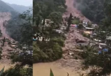 सिक्किम में लैंडस्लाइड से भारी नुकसान, कई घर तबाह